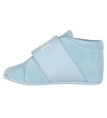 Versace Soft Sole Leather Shoes - Baby Blue