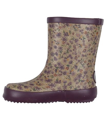 Bottes en Caoutchouc Wheat - Alpha - Lilac Fleurs