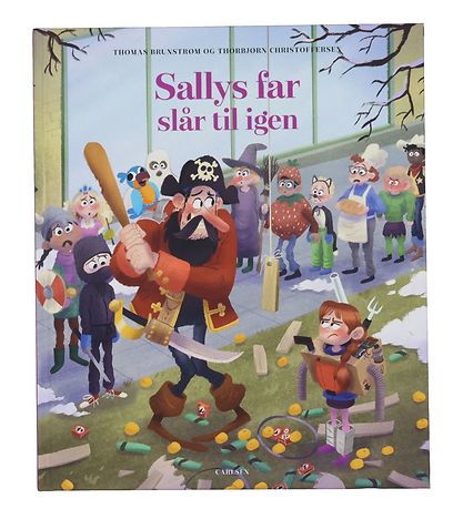 Forlaget Carlsen Bók - Pabbi Sally slær til á ný - Danskur