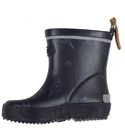 CeLaVi Rubber Boots - Short - Navy w. Print
