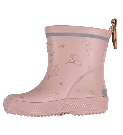 CeLaVi Rubber Boots - Short - Misty Rose w. Print