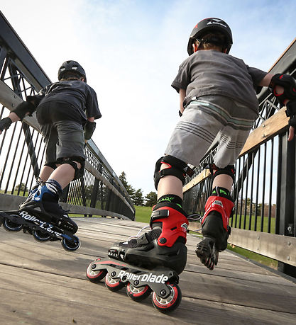 Rollerblade Rollerskates - Microblade - Black/Red - Inliner