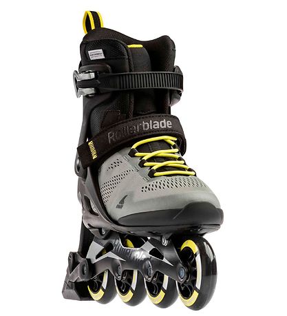 Rollerblade Rollerskates - Macroblade - 80 ABT - Silver/Neon Yel