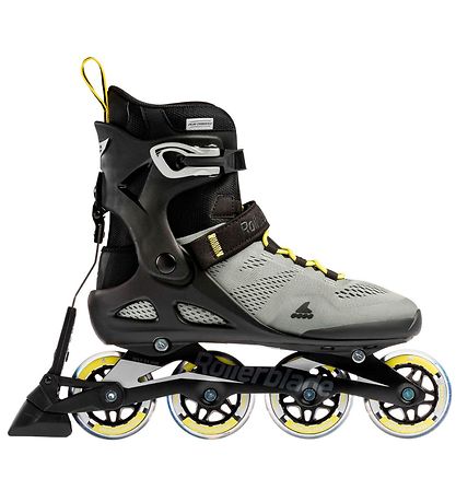 Rollerblade Rollerskates - Macroblade - 80 ABT - Silver/Neon Yel