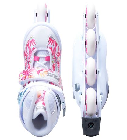 Roces Rollschuhe - Compy 9.0 Girl - Weiß/Rosa/Lila - Inlineskate