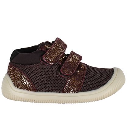 Woden Beginner Shoes - Tristan Pearl - Fudge w. Glitter