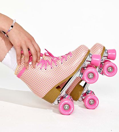 Impala Roller Skates - Quad Skate - Pink Tartan