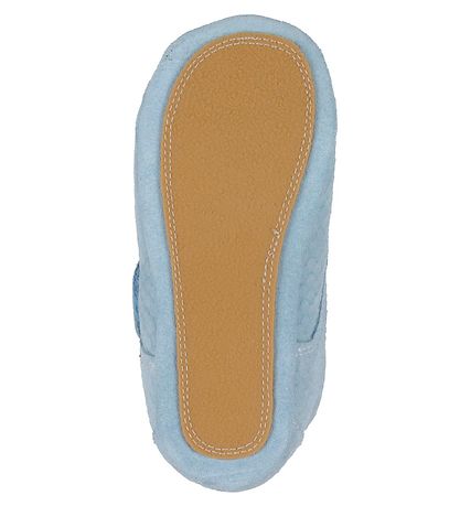 Above Copenhagen Leder-Krabbelschuhe - Light Blue Suede