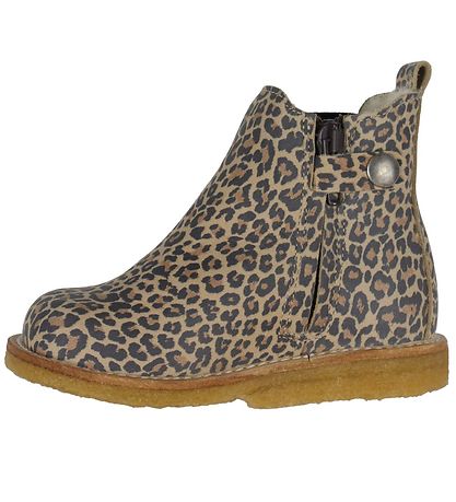 Angulus Winter Boots - Leopard/Brown