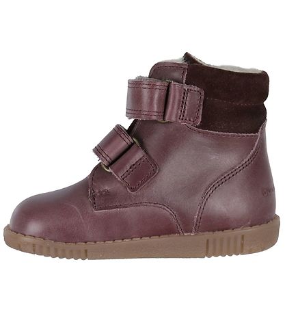 Bundgaard Winter Boots - Rabbit Velcro - Tex - Dark Rose