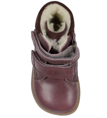 Bundgaard Winter Boots - Rabbit Velcro - Tex - Dark Rose