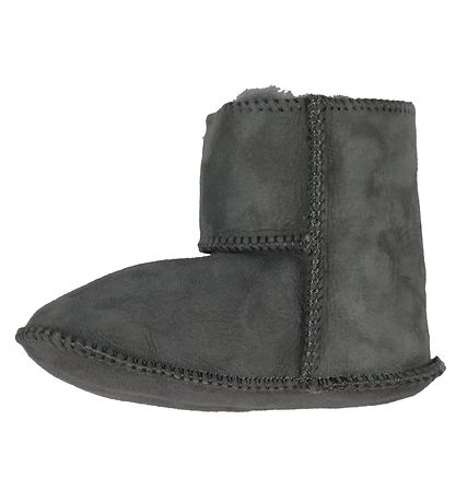 Pom Pom Innerskor m. Ull - Grå