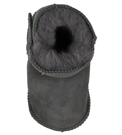Pom Pom Innerskor m. Ull - Grå