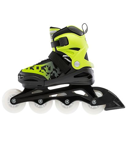 Bladerunner Rollerskates w. Light - Phoenix Flash - Black/Green