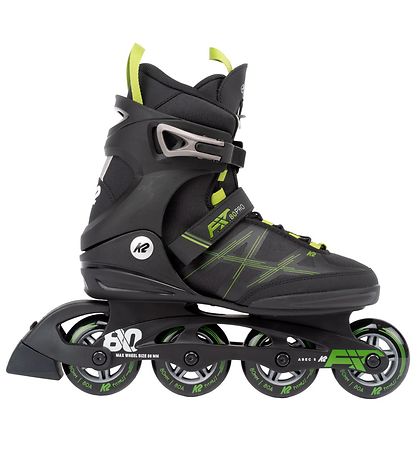 K2 Rollerskates - F.I.T. 80 Pro - Black/Green - Inline