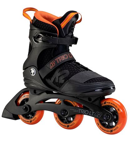 K2 Rollerskates - Trio LT 100 M - Black/Orange