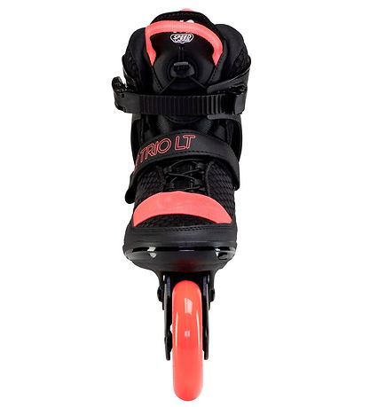 K2 Rollerskates - Trio LT 100 W - Black/Coral - Inline