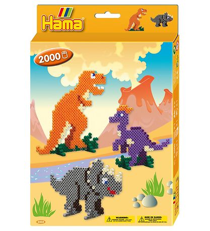 Hama Midi Set - 2000 st. - Dino World