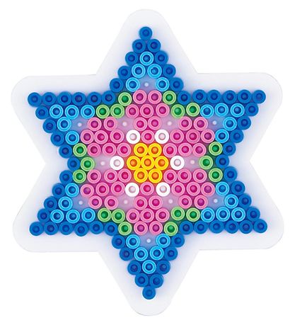 Hama Midi Pegboard - Small Star - Transparent