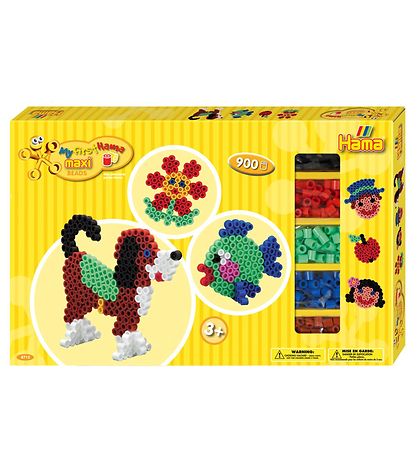 Hama Maxi Perlur - 900 Stk. - Hringur og hundur