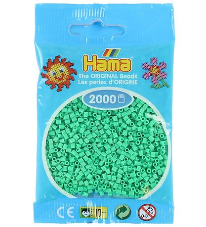 Hama Mini Perlur - 2000 Stk. - 11 Ljósgrænt