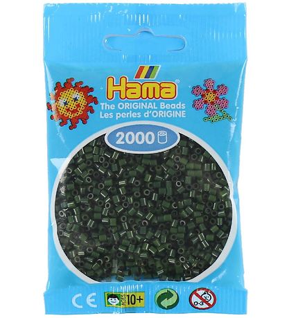 Hama Mini Beads - 2000 pcs - Dark Green