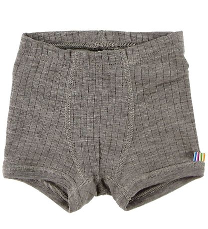Joha Boxershorts - Ull - Brunmelerad