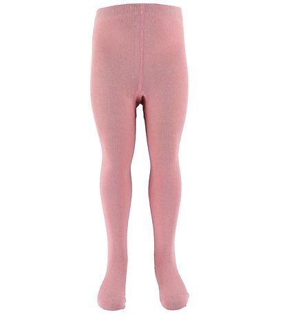 Minymo Strumpfhosen - 2er-Pack - Grau/Pink m. Glitzer