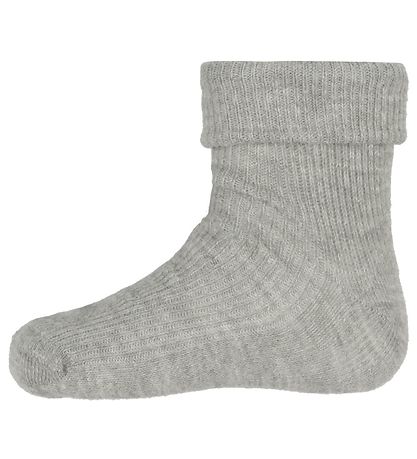 Minymo Socken - 2er-Pack - Graumeliert