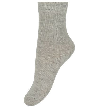Minymo Socken - 2er-Pack - Graumeliert