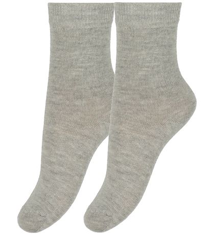 Minymo Socken - 2er-Pack - Graumeliert