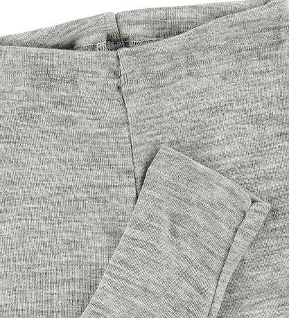 Engel Leggings - Wool/Silk - Grey Melange