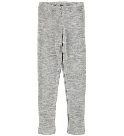 Engel Leggings - Wool/Silk - Grey Melange