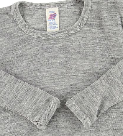 Engel Blouse - Wool/Silk - Grey Melange