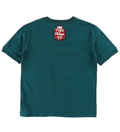 Dolce & Gabbana Stuttermabolur - Olíugrænt M. Plástrar