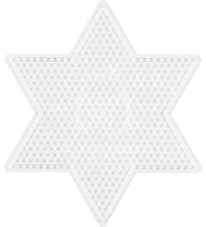 Hama Midi Pegboard - Large Star - Transparent