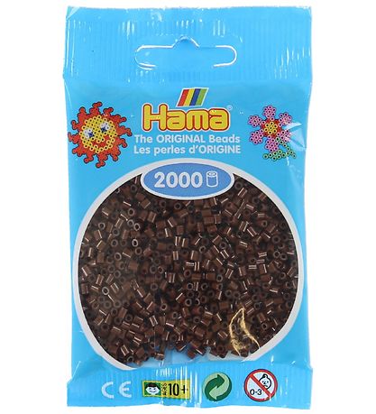 Hama Mini Perlur - 2000 Stk. - 12 Brúnt