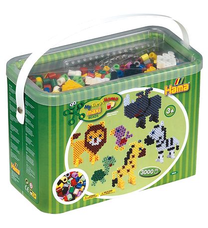 Hama Maxi Perlur - 3000 Stk. - Dýr