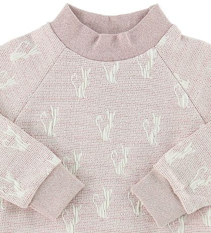 Mini Q Ture Bluse - Kicka - Weiß m. Glitter/Katzen