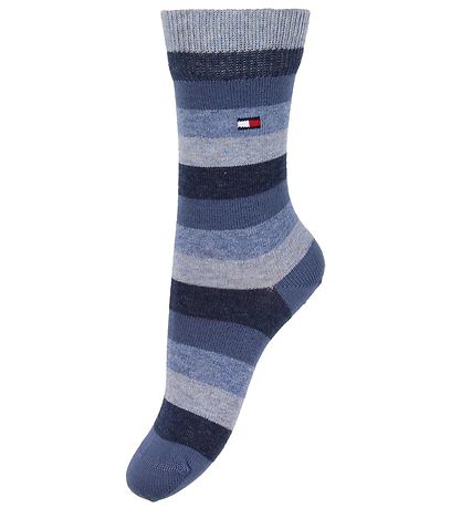 Tommy Hilfiger Socken - 2er-Pack - Stripe - Blau Gestreift/Navy