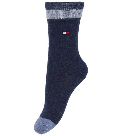 Tommy Hilfiger Socken - 2er-Pack - Stripe - Blau Gestreift/Navy