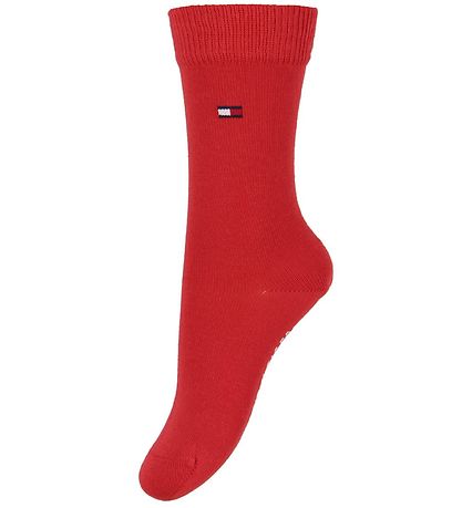 Tommy Hilfiger Chaussettes - 2 Pack - Basic - Rouge/Marine