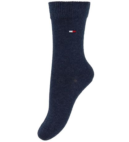 Tommy Hilfiger Socks - 2-Pack - Basic - Blue Melange/Navy