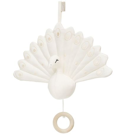 Cam Cam Musikmobile - Pfau - Creme