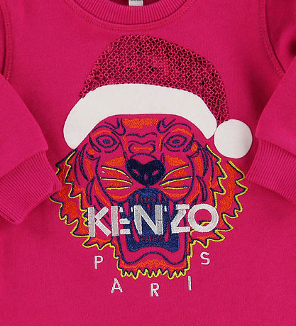 Kenzo Dress - Pink w. Christmas Hat
