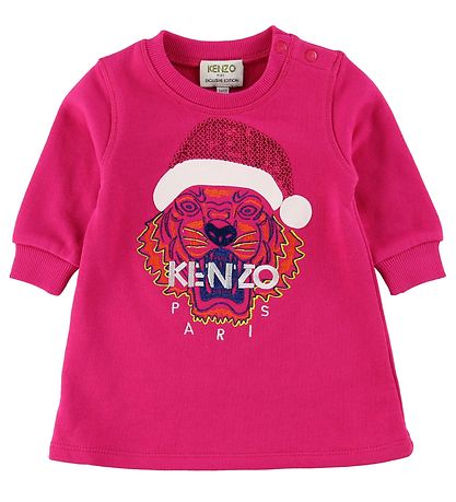 Kenzo Dress - Pink w. Christmas Hat