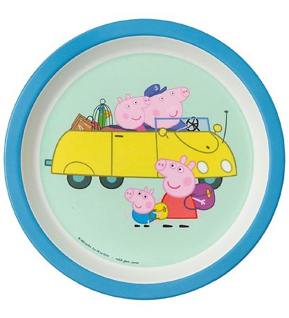 Petit Jour Paris Plate - Melamine - Peppa Pig