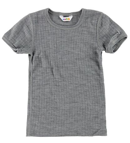 Joha T-shirt - Wool - Grey Melange
