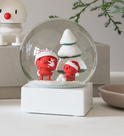 Hoptimist Snow Globe - Santa - D:10 cm - Red