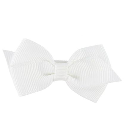 Little Wonders Hair Clip Bow - Viola - 6 cm - Grosgrain - White